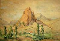 Є.Маринченко. Крим, скеля. Акварель,…