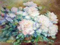 Є.Маринченко. Півонії біло-рожеві.…