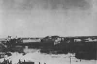 Вид замку в Заславі. Фото 19 ст.