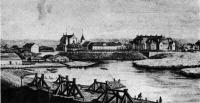 Вид замку в Заславі. Гравюра поч. 20 ст.