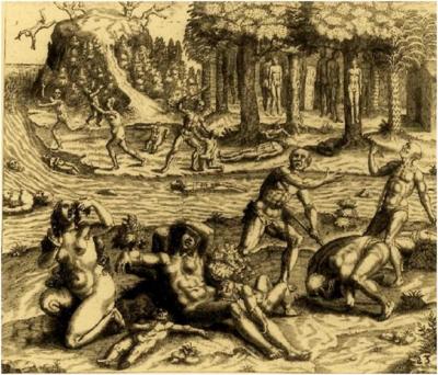 Теодор де Брі. Самогубства індіанців…