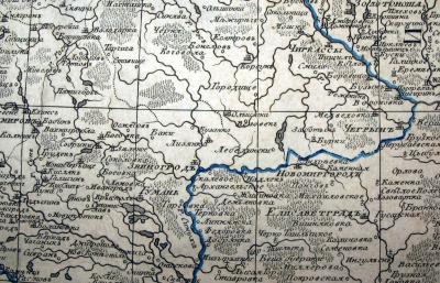 Фрагмент карти новоприєднаних Росією…