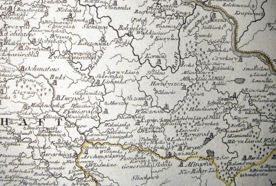 Фрагмент Генеральної карти Польщі і…