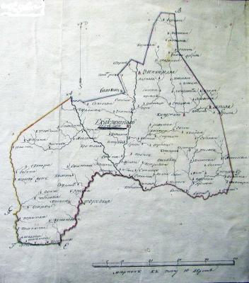 План Катеринопольського повіту часів…