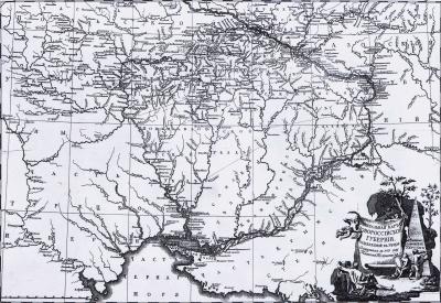 Перша Новоросійська губернія на карті…