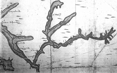Фрагмент карти Нової Сербії 1752 року